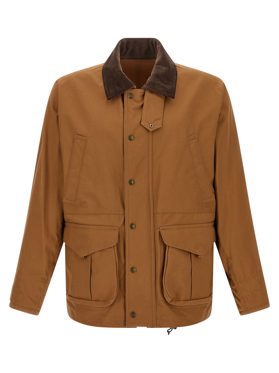 Junya Watanabe Cotton Canvas with Wool Back Jacket — camel