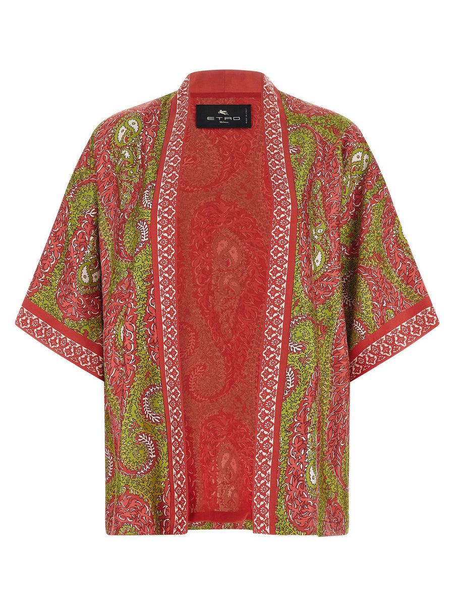 Etro Kesa Overshirt — Red
