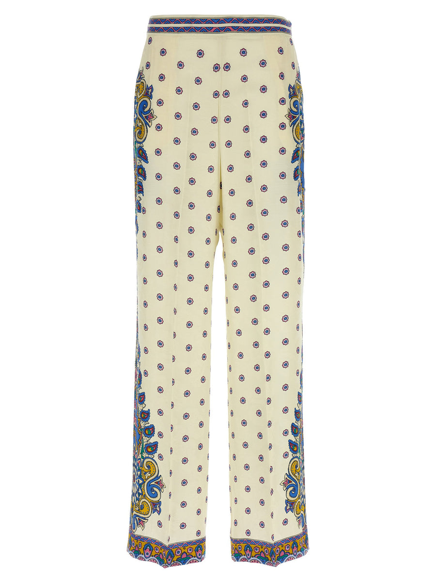 Etro Palazzo Trousers — Cream