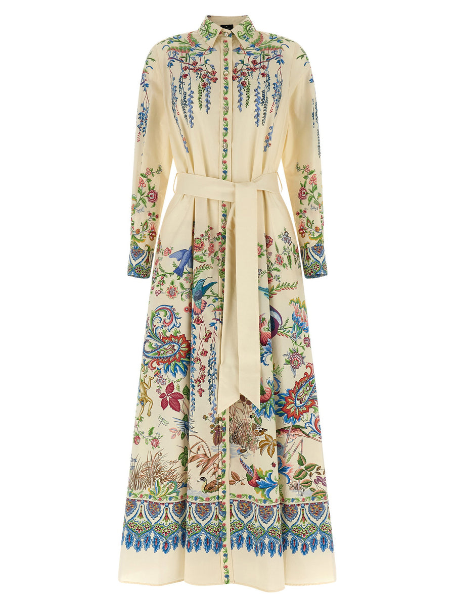 Etro Chemisier Dress — Cream