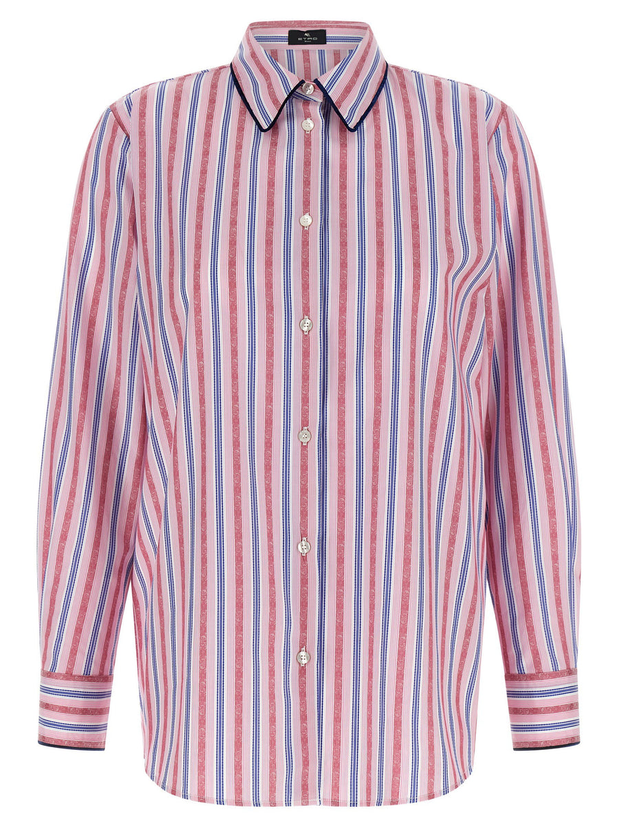 Etro Fil Coupé Shirt — Pink