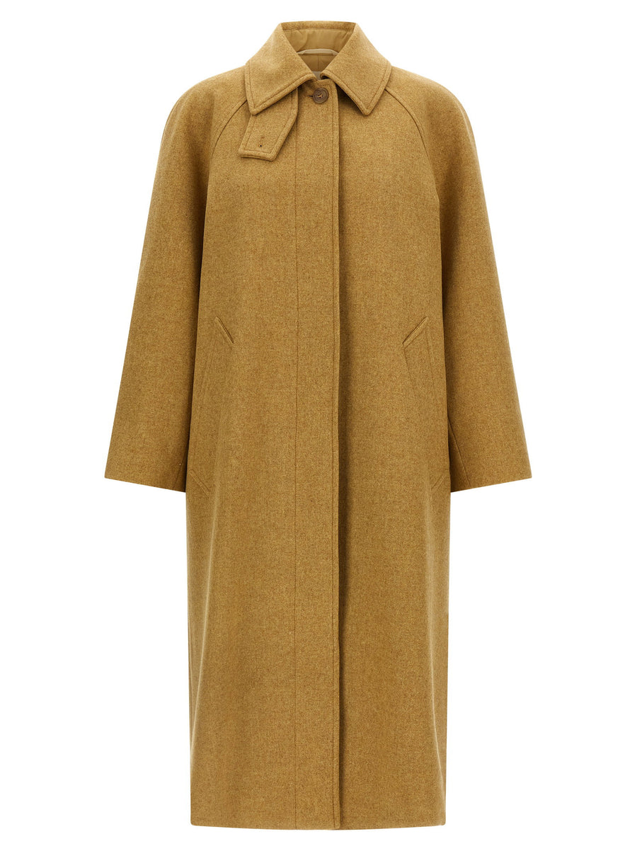 A.p.c. Virgin Wool Coat — Camel