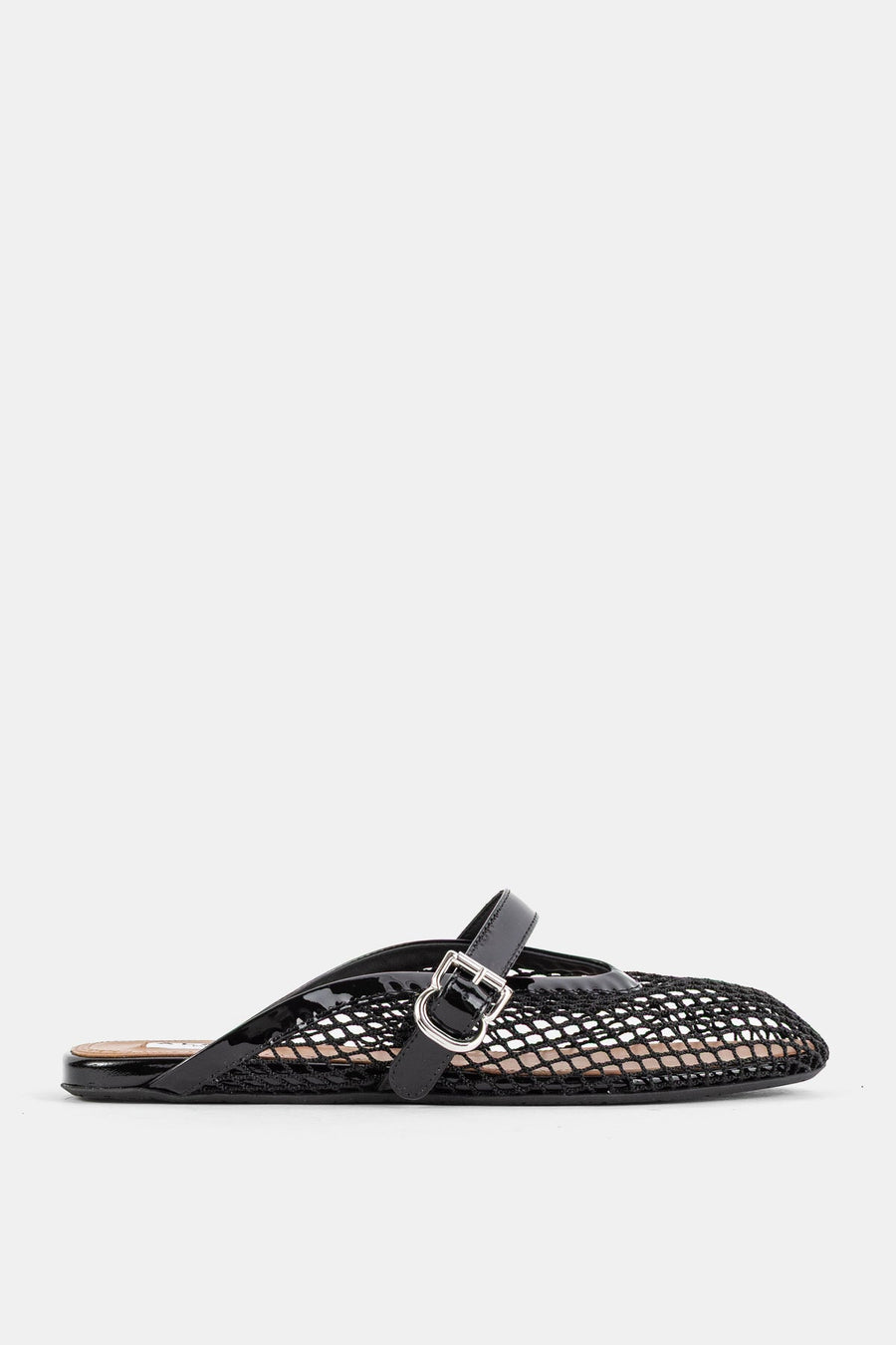 Maison AlaïA Mesh sandal in black