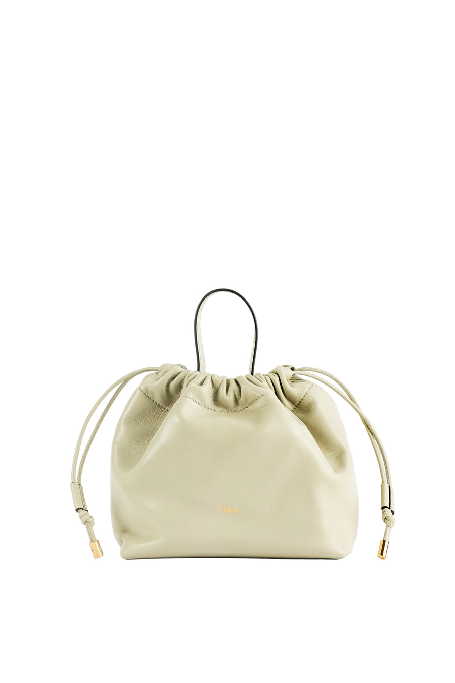 Chloé Nappa lambskin clutch in beige