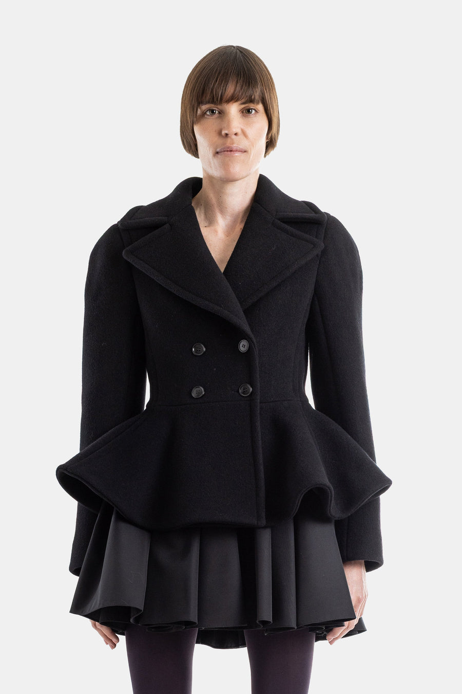 Maison AlaïA Tweed jacket in black