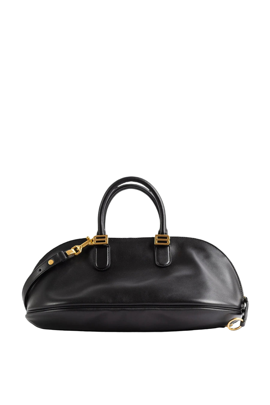 Balenciaga Smooth calfskin shoulder bag in black