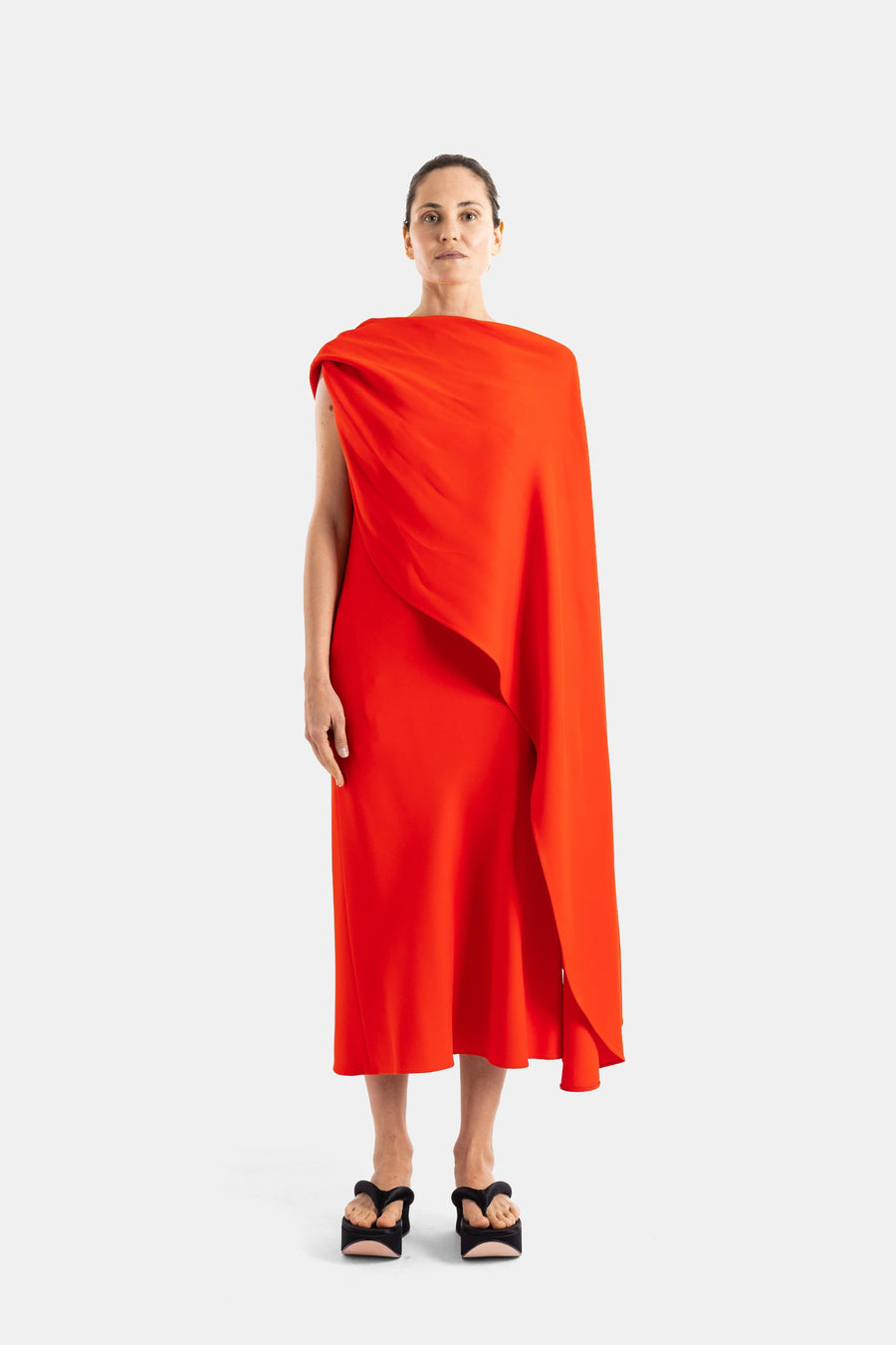 Balenciaga dress in red