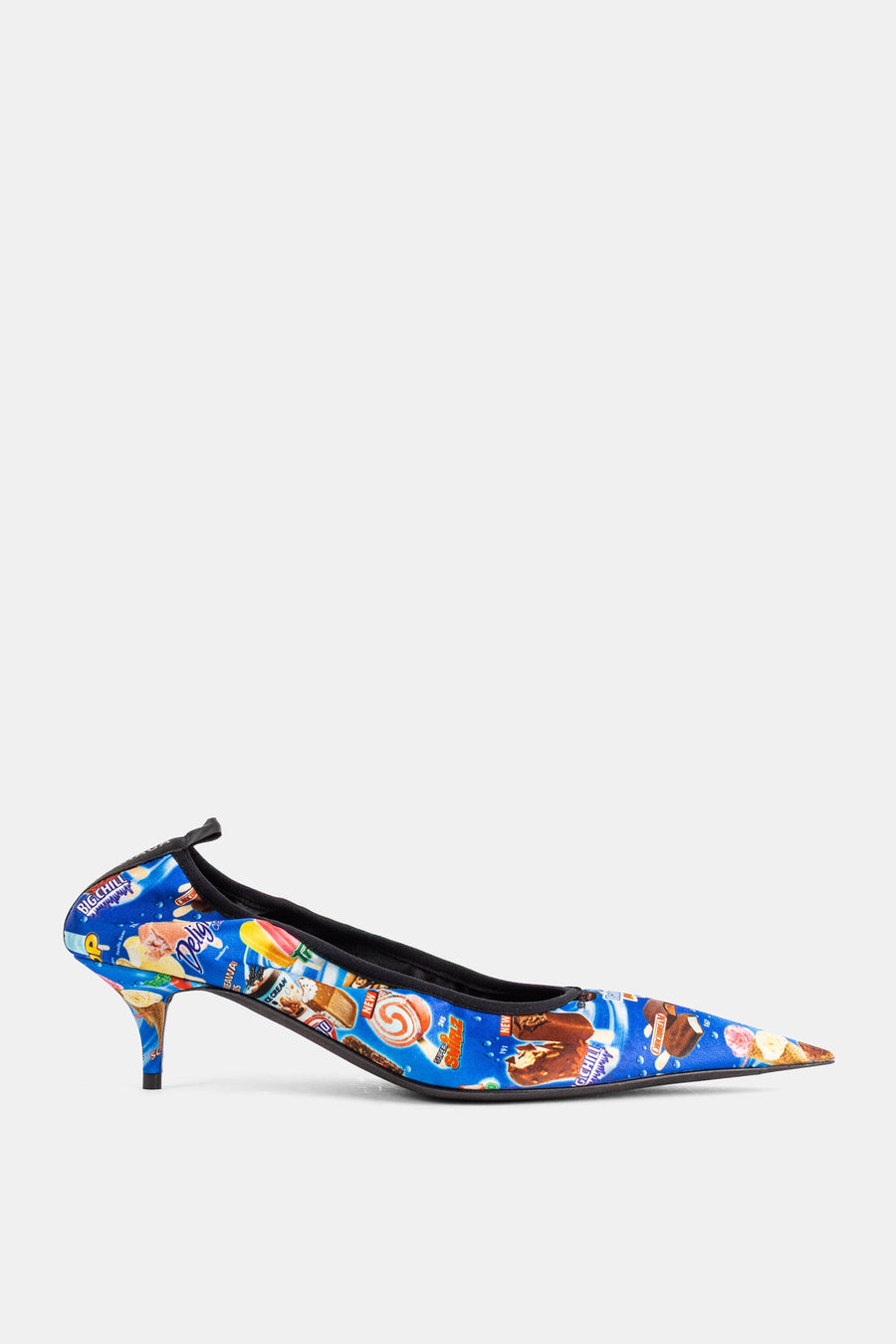 Balenciaga Satin pump in blue