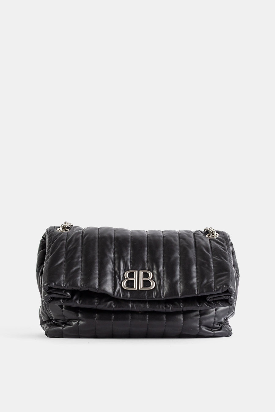 Balenciaga Soft calfskin shoulder bag in black