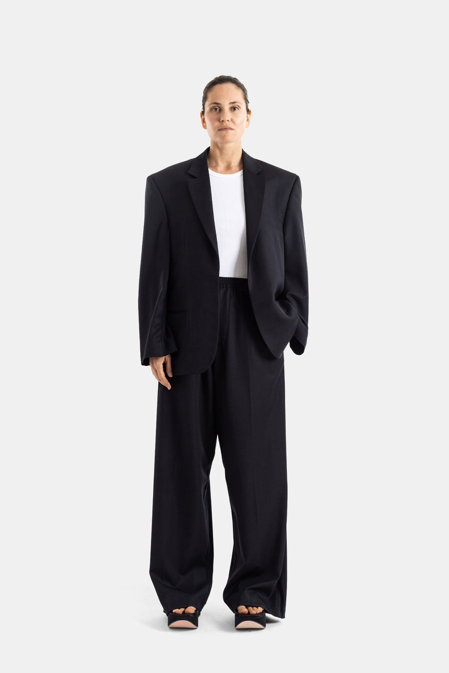 Balenciaga trousers in black