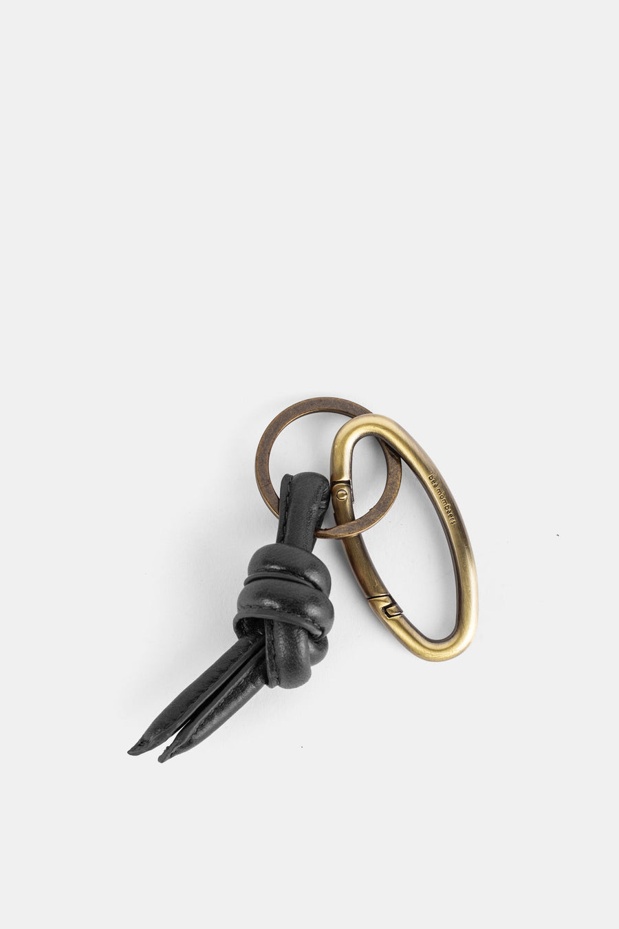 Bea Mombaers Cliphook Leather key case in black