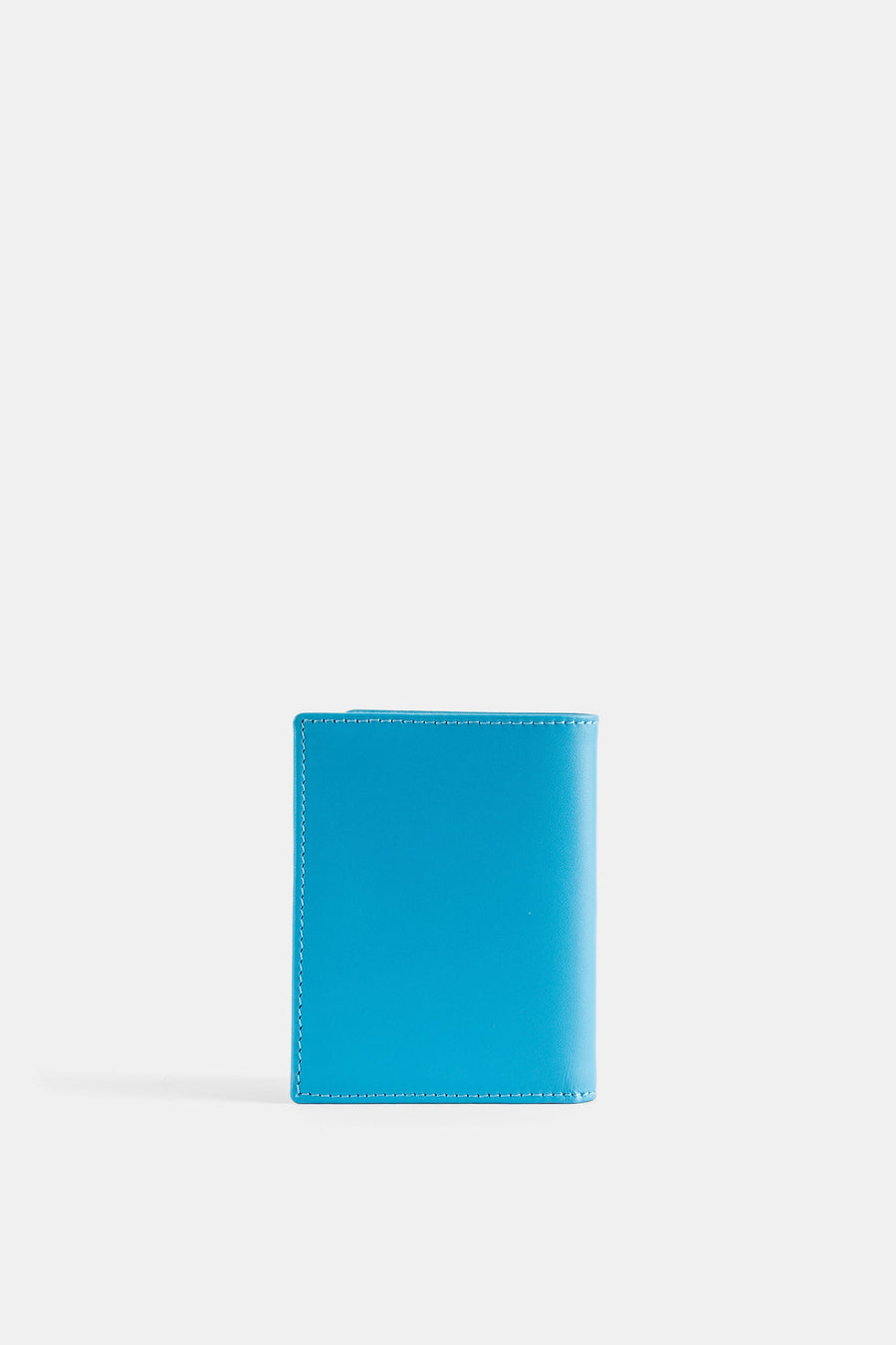 Comme Des GarçOns Wallet Smooth cowhide leather with matte finish wallet in blue