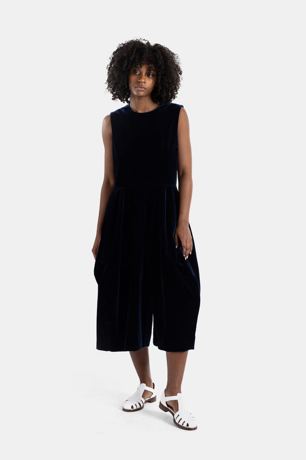 Comme des Garçons Velvet jumpsuit in navy