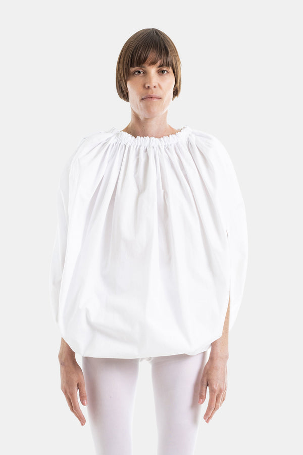 Comme des Garçons Cotton blouse in white