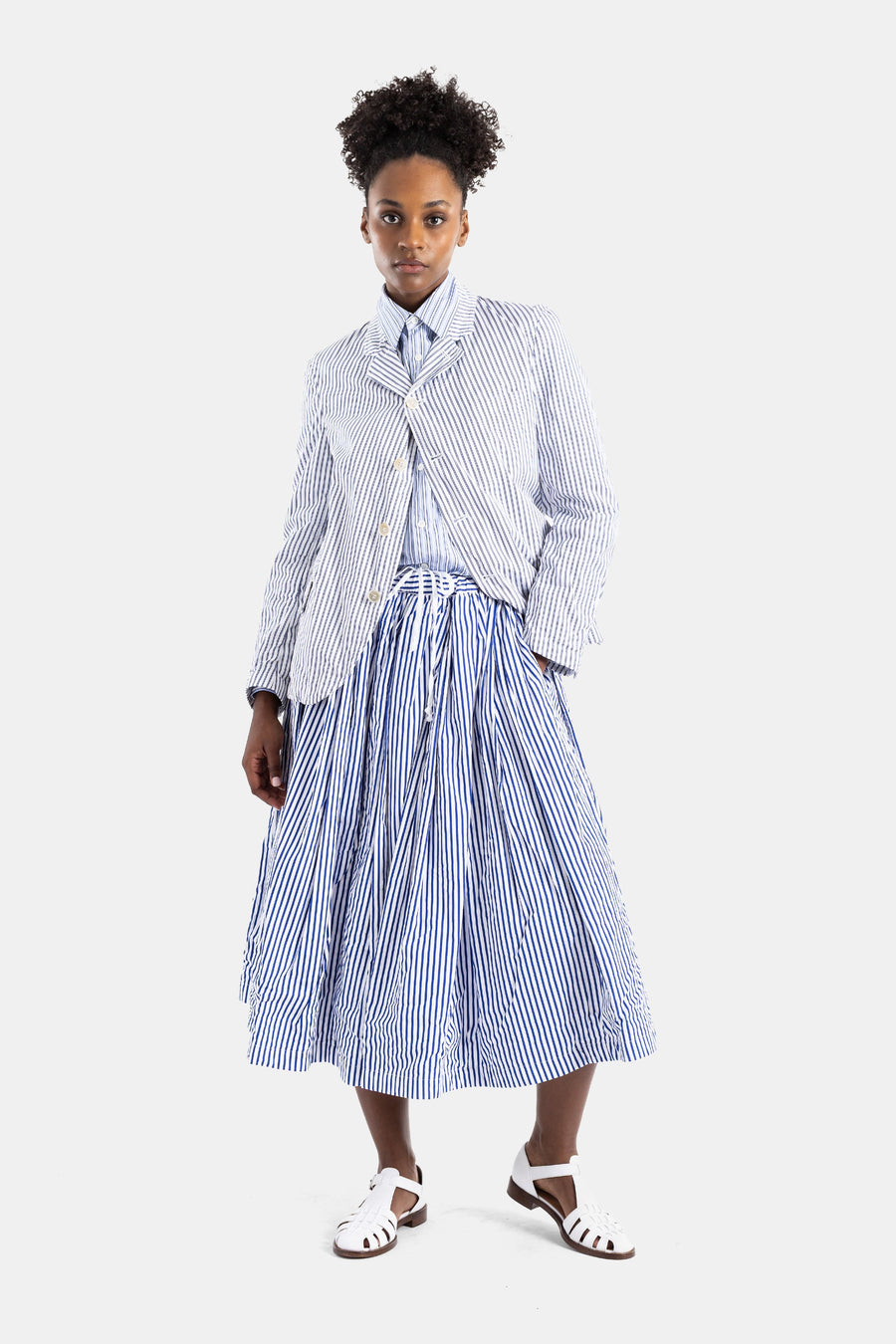 Comme des Garçons Cotton skirt in blue