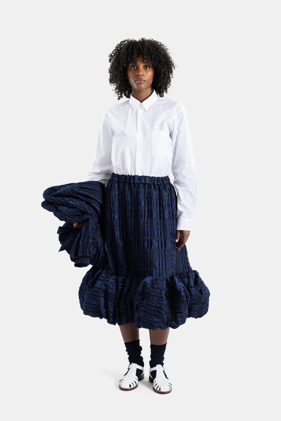 Noir Kei Ninomiya skirt in navy