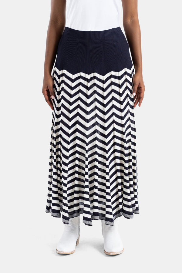 Junya Watanabe skirt in navy — view 2