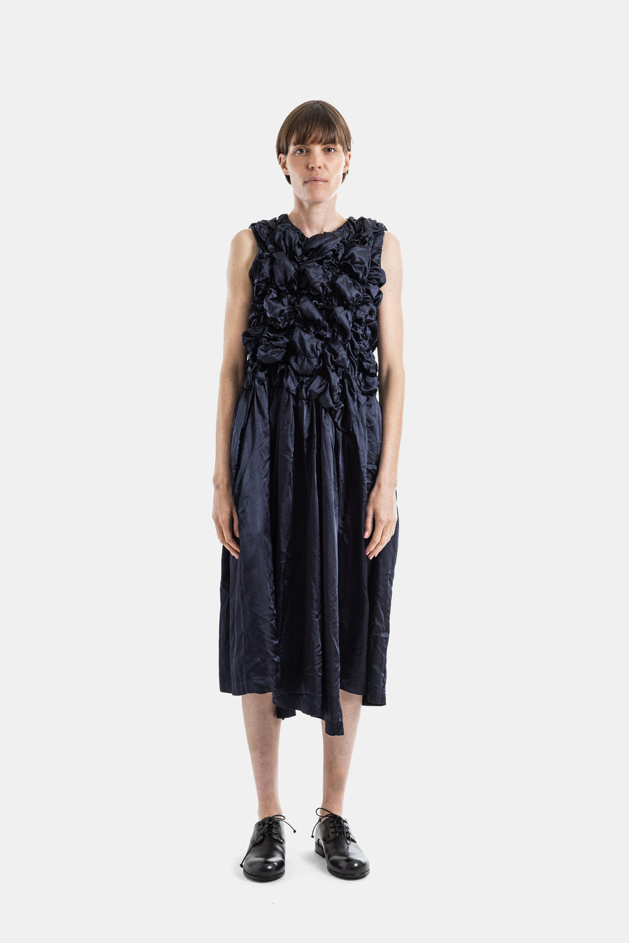 Comme des Garçons Silk dress in navy