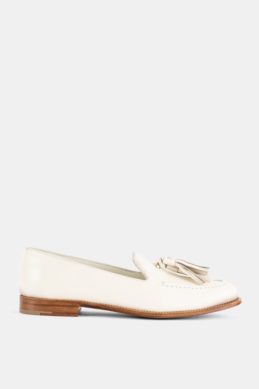 Church'S Ivory calfskin leather loafer in beige