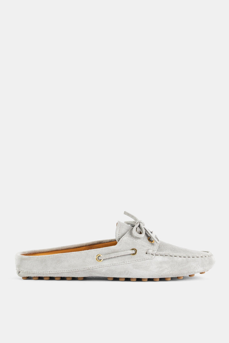 Tod's Calf suede upper mule in gray