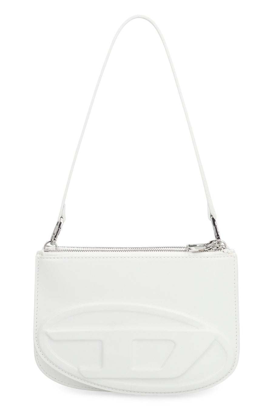 Leather Shoulder Bag 1dr Twin White Cow Hide Handbags