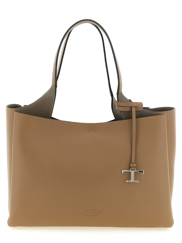 حقيبة Tod's T لا يخضع للزمن كتف — لون الجمل