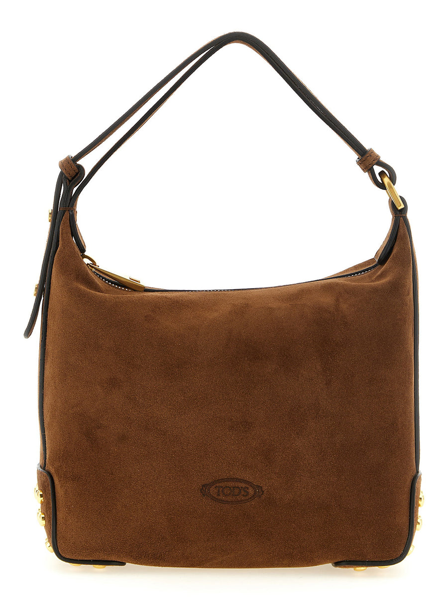 Tod's Gommini Mini Shoulder Bag — Caramel
