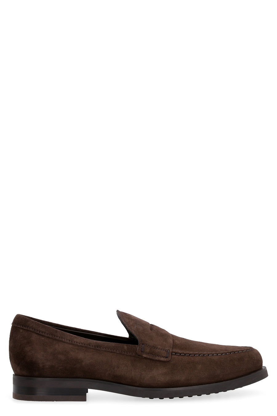 Loafers Brown Suede Leather