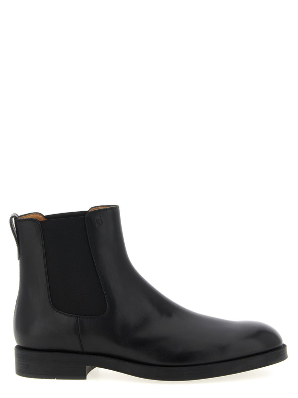 حذاء بوت تشيلسي Tod's جلد — أسود