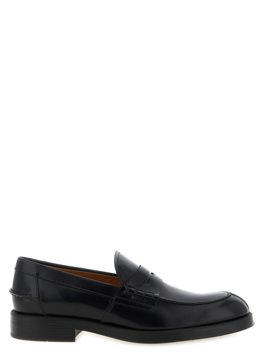 حذاء لوفر من جلد العجل الناعم من Tod's جلد — أسود