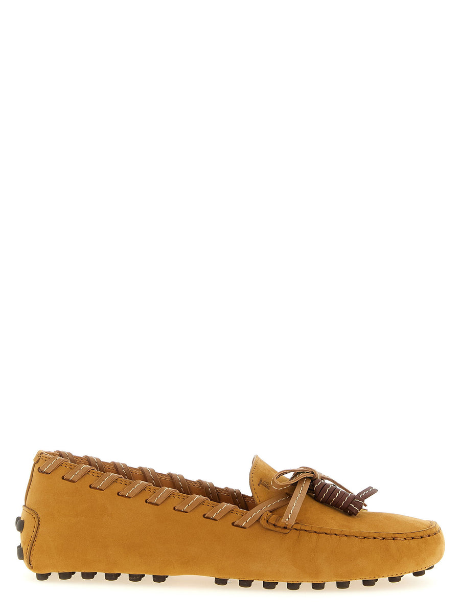 Tod's Nubuck Tassel Loafer — Tan