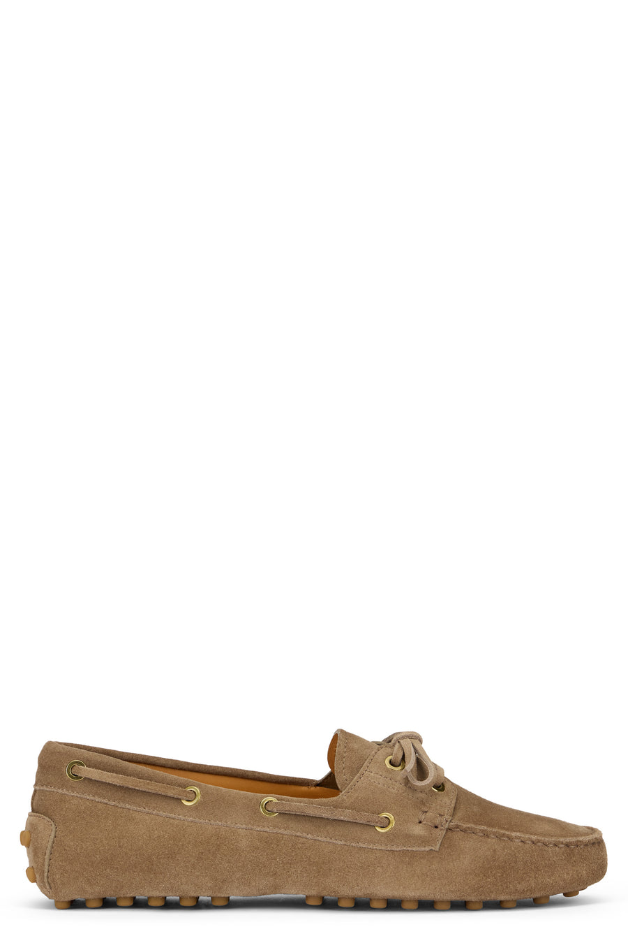 Loafers Suede Beige Calfskin