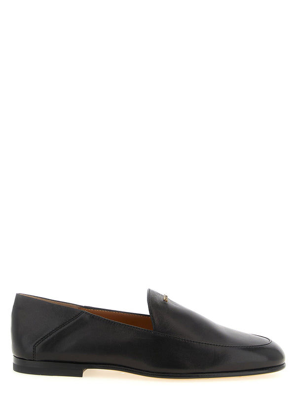 Tod's Nappa leather; leather lining; leather sole with rubber insert loafer in black