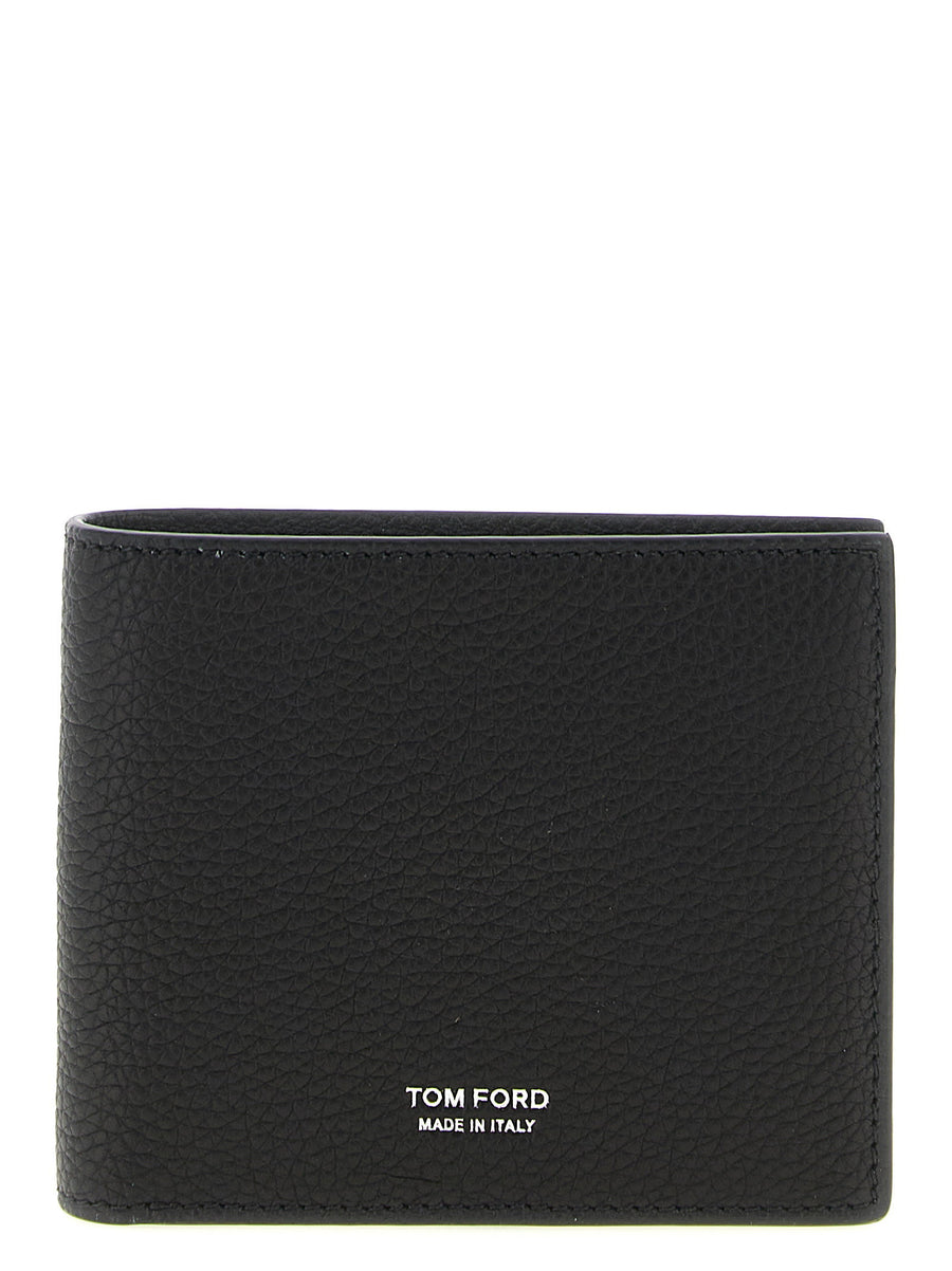 Tom Ford Textured Leather Wallet — Black