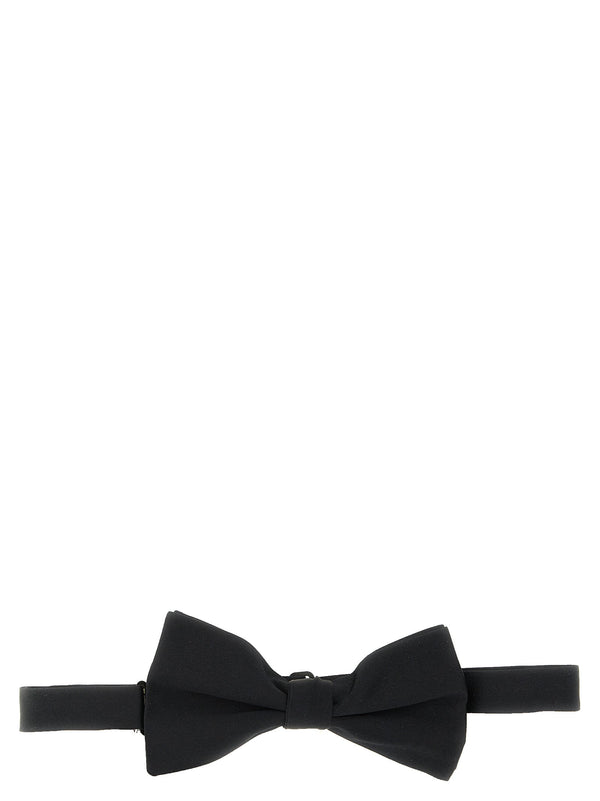 Valentino Garavani حرير ساتان ربطة عنق بابيون - أسود