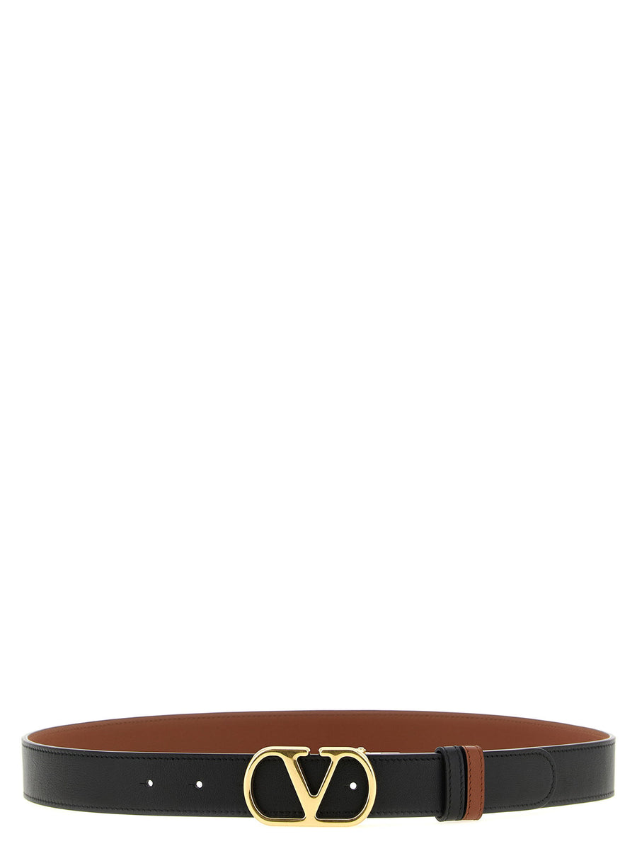 Valentino Garavani VLogo Belt — black