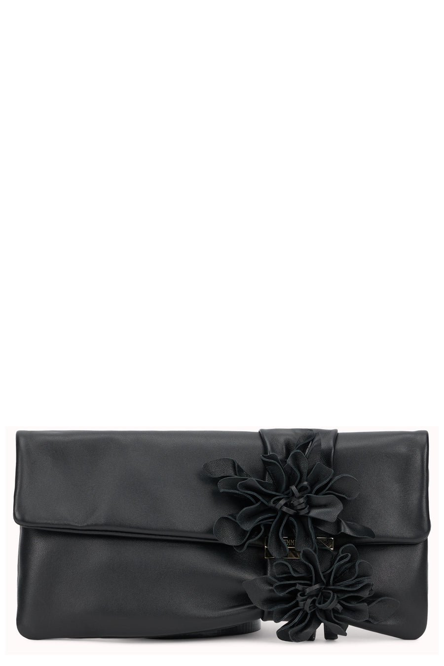 Leather Clutch Zandra Black Lambskin Bags