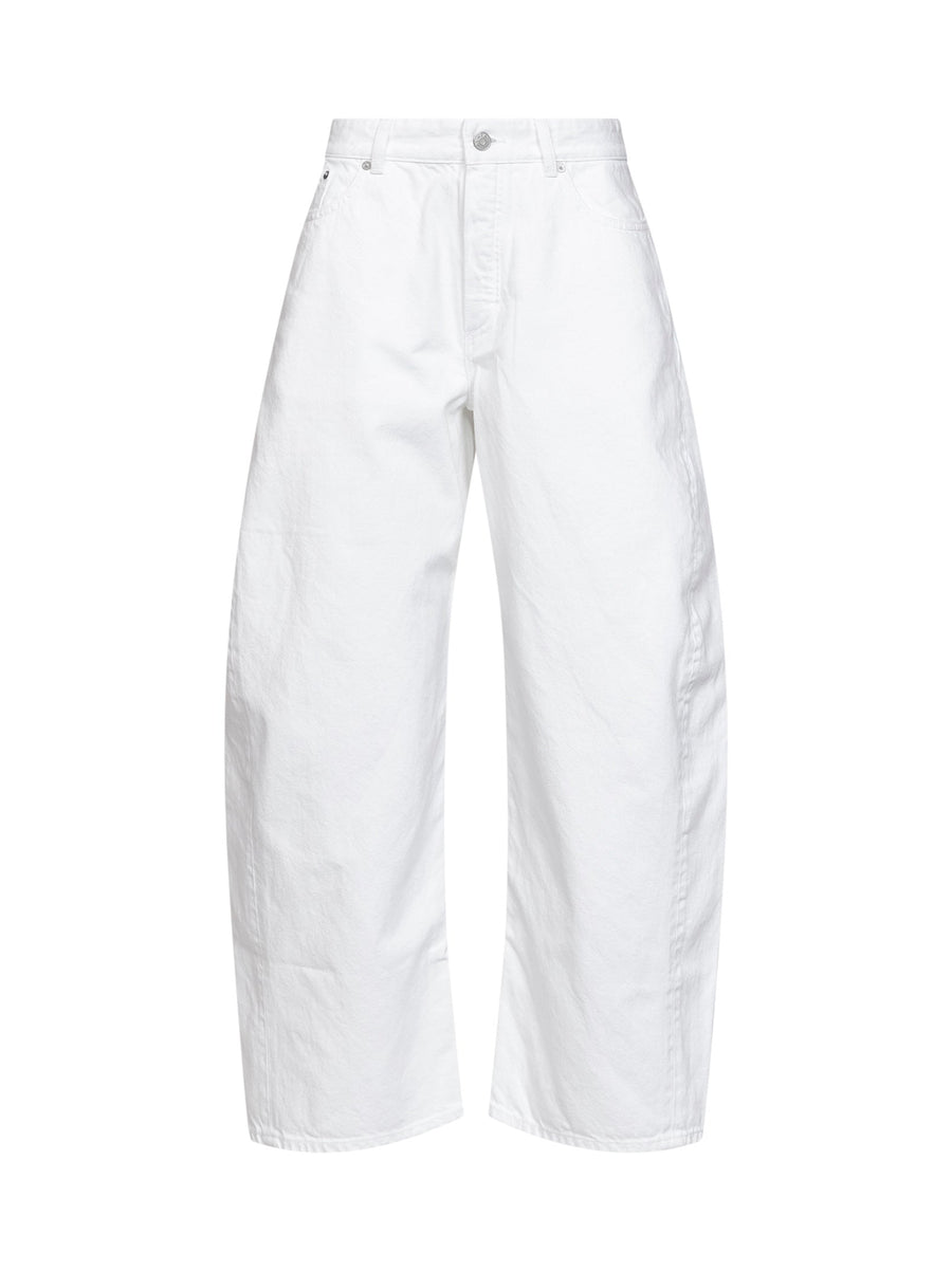 Jeans Rodeo White Cotton Denim