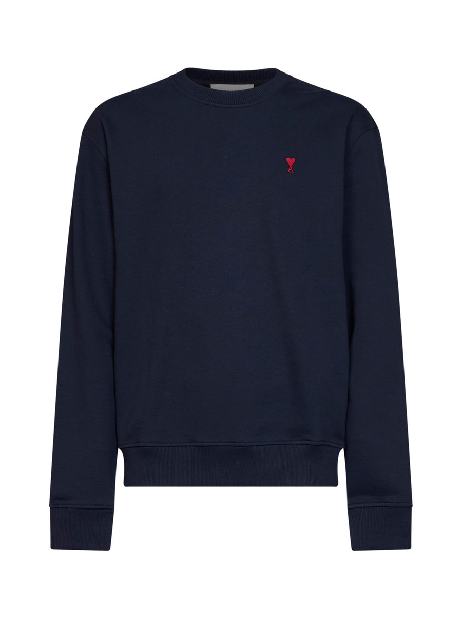 Sweatshirt Ami De Cœur Midnight Blue Cotton Sweatshirts