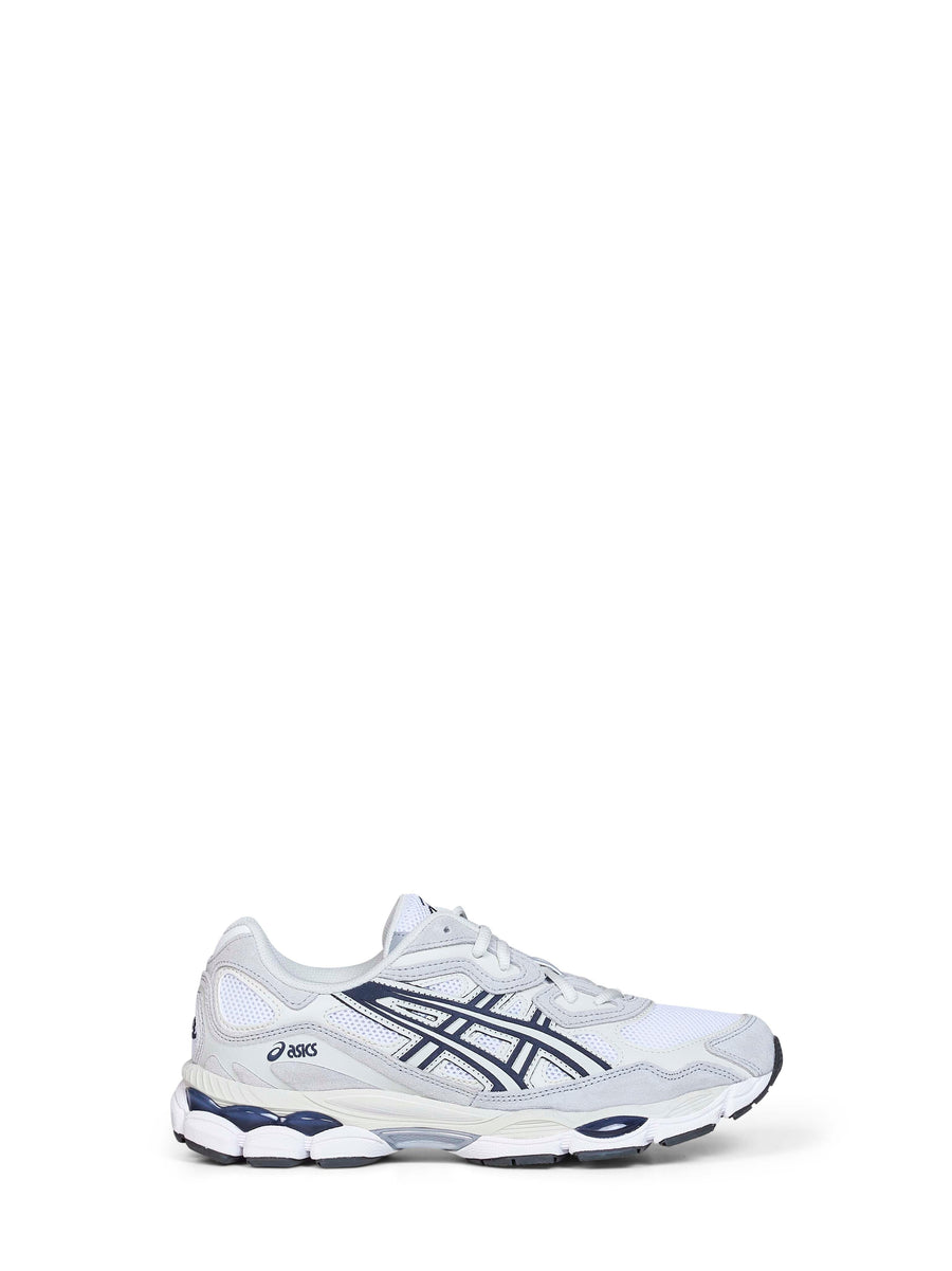 Sneakers Gel-Nyc White-Midnight Blue Grey Leather Trainers