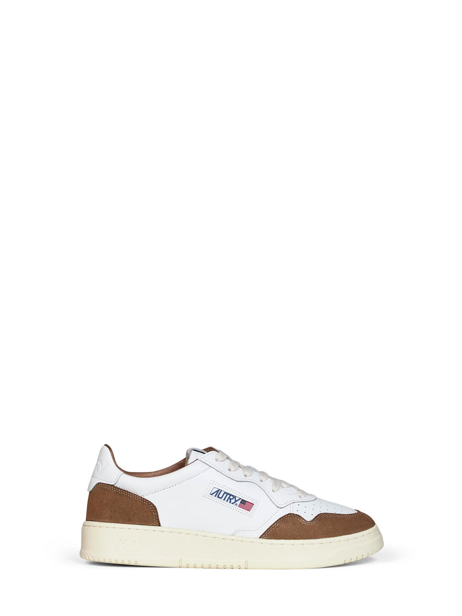 Sneakers Medalist Low White-Tobacco Leather Calf Trainers