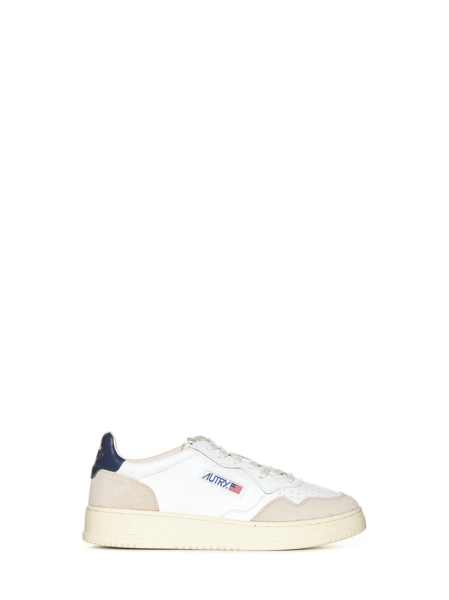 Sneakers Medalist White Leather Suede Calf Trainers