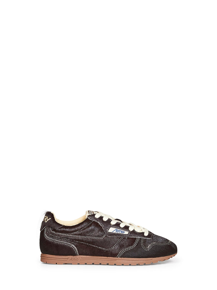 Sneakers Windspin Calf Hair Brown Leather Trainers