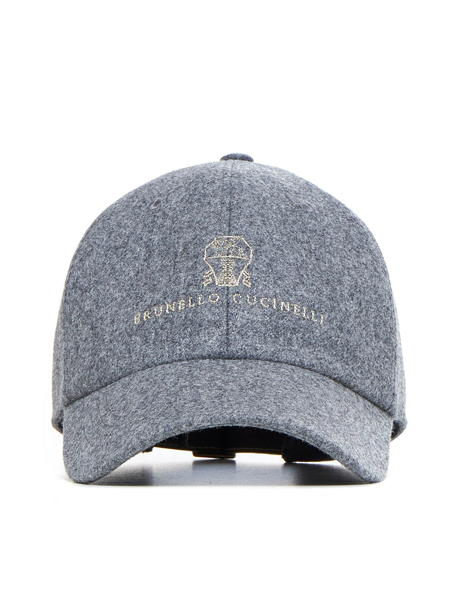 Baseball Cap Wool Grey Virgin Hat