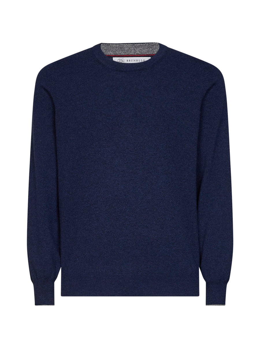 Cashmere Crewneck Sweater Blue