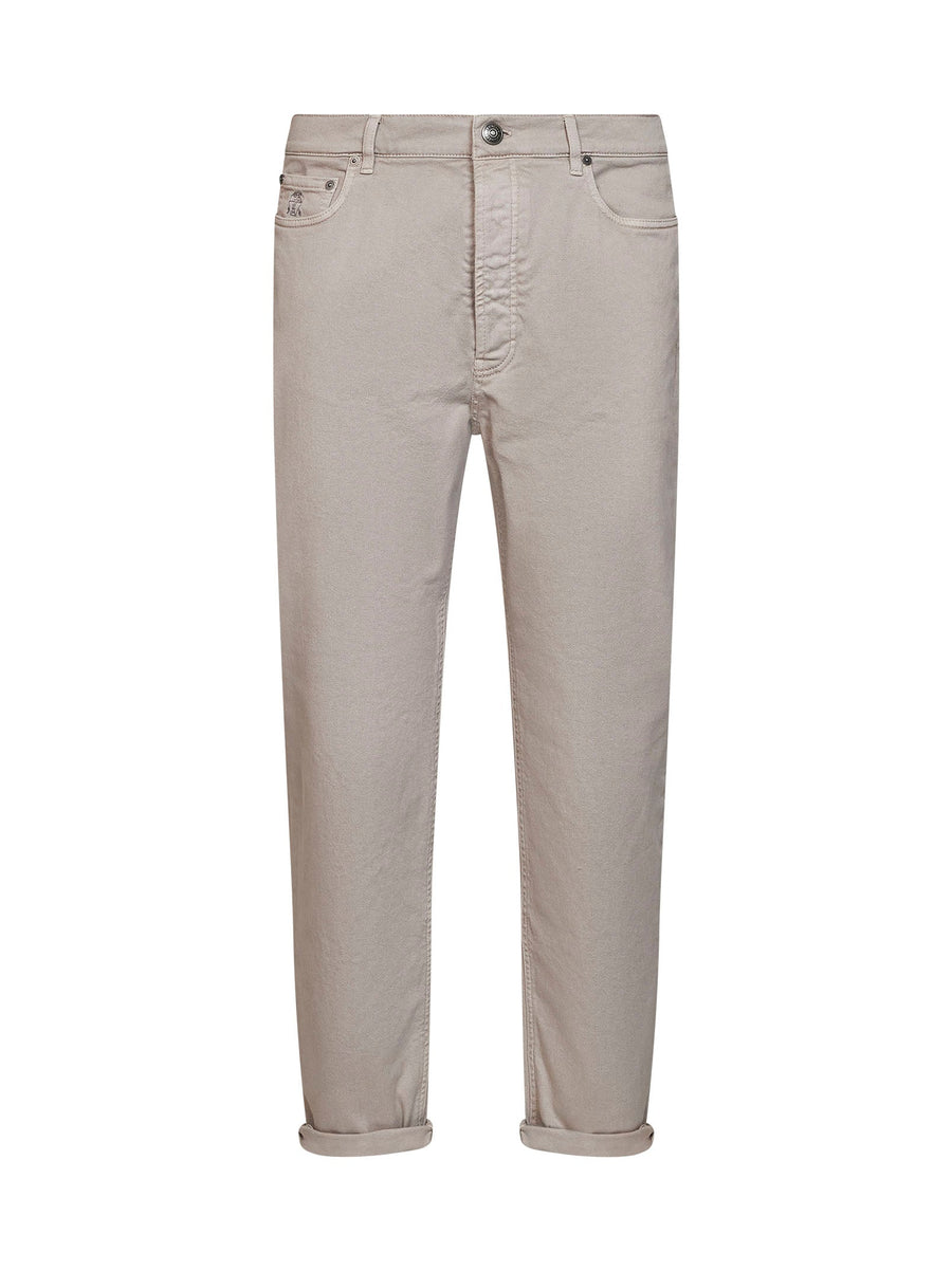 Jeans Iconic Fit Grey Cotton