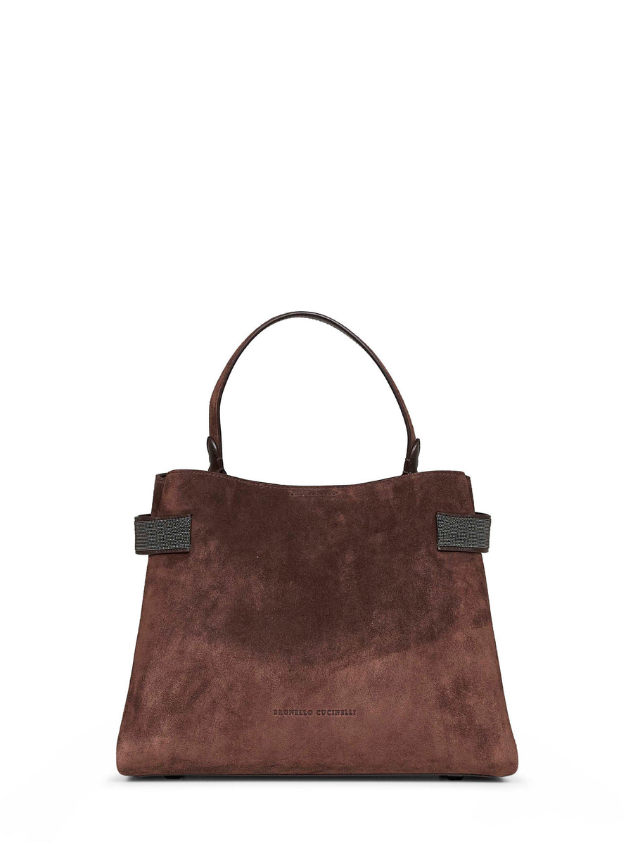 Top-Handle Bag Espresso Essence Brown Leather Handbags