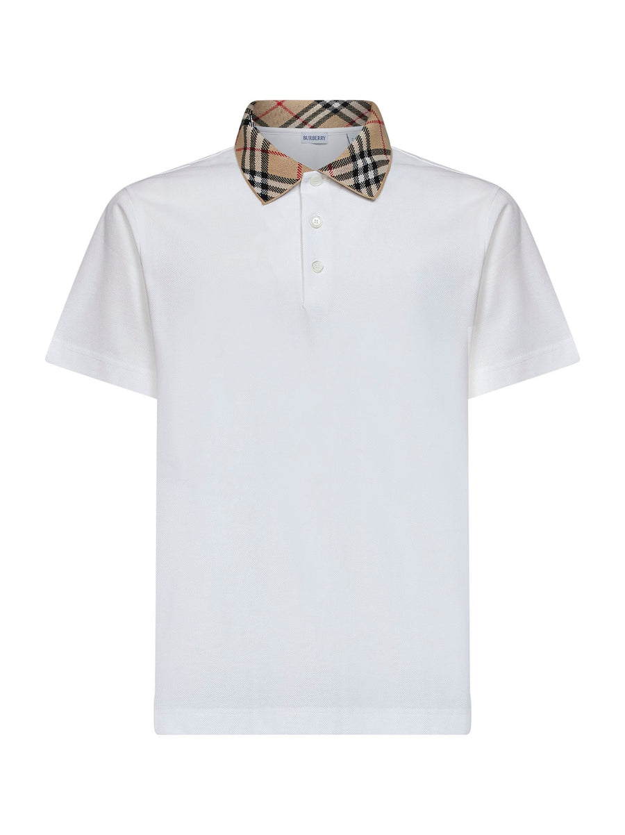 Polo Shirt Chalk White Cotton