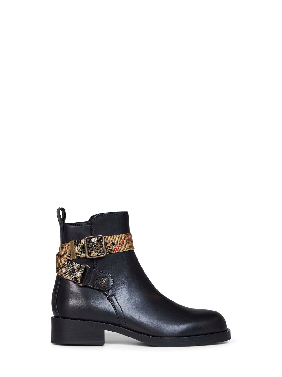 Ankle Boots Huntley Black Leather Calf