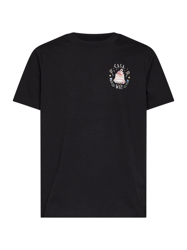 T-Shirt Casa Way Black Organic Cotton T-shirts